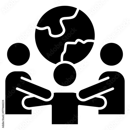 Multucultural Outline Icon