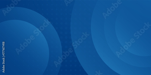 Abstract blue color background. Dynamic shapes composition. Vector illustration