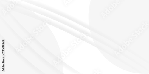 White cloth background abstract with soft waves.