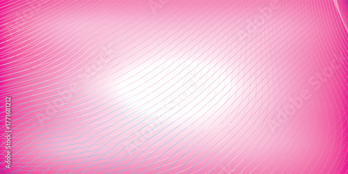 Abstract Pink Gradient Background with Subtle Wavy Lines and Faint Grid Pattern.