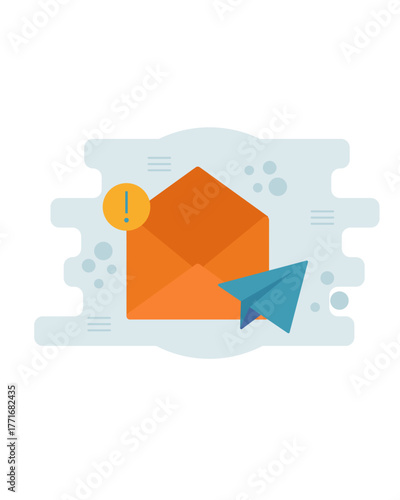 Digital Communication Strategy, Online, Illustration, Modern Environment, Digital Viewpoint, Engagement Concept