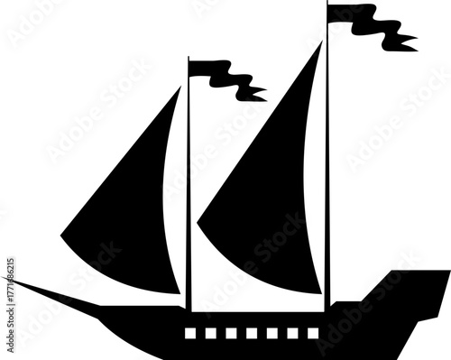 Transport Icon Set – Vehicles and Machines Silhouette Vector