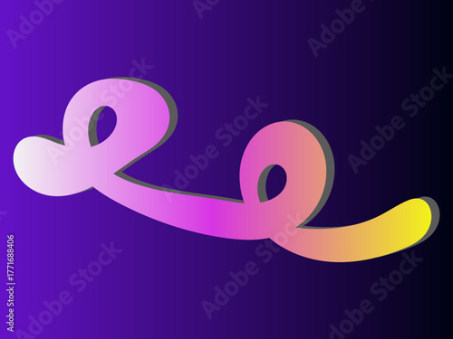 This abstract vector image features bold, layered color waves in organic shapes, blending retro tones like pink, green, blue, and beige to create a vibrant, fluid, and dynamic visual composition