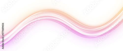 Shiny textures and glowing curves enhance three-dimensional movement along the road.