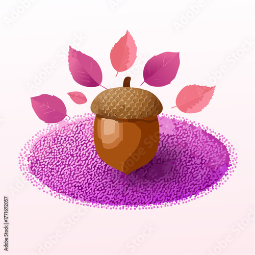 Hand drawn pack of autumn elements
1