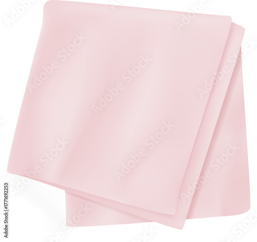 Pink Folded Textile