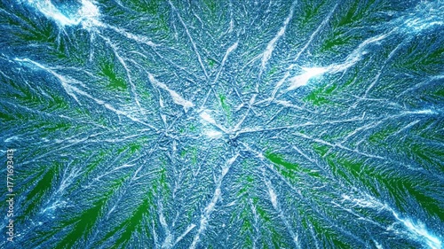 Green Screen ice frozen effect animation on or trasnparent background scene 4 with distortion, overlay, glitch, static noise, scan lines black background, 4k animated video loop