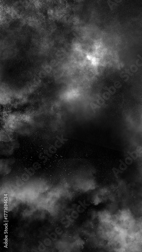 Abstract Vertical Smoke Dust Particles