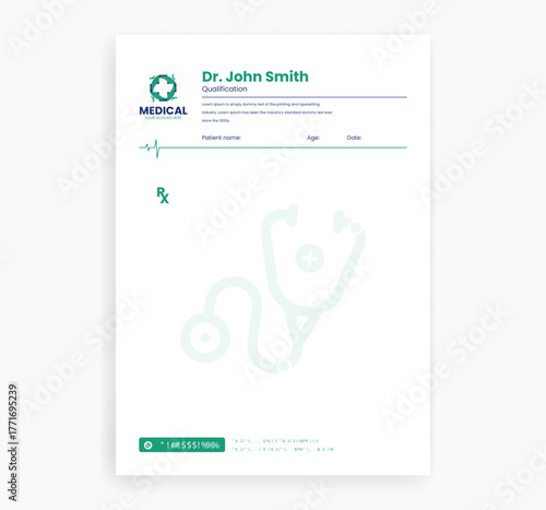 prescription design template