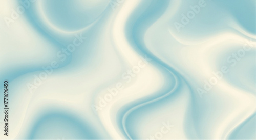 An abstract and dreamy flowing of the colors in water. The light blue shades create a sense of movement.  vector illustration