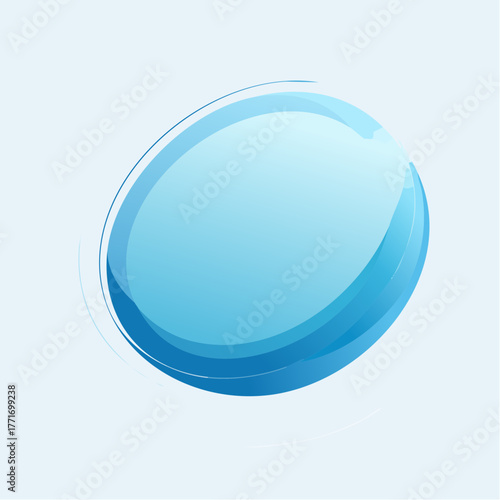 Realistic button isolated
4
