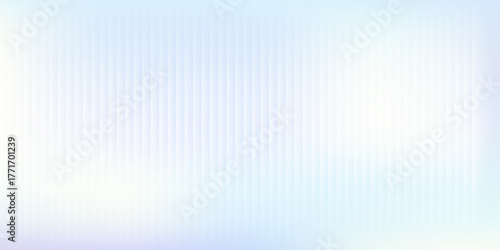 Vector Abstract wave glass vertical line pattern background. Texture of wavy glass, gradient background. Blurry bright backdrop for banner.  ribbed effect