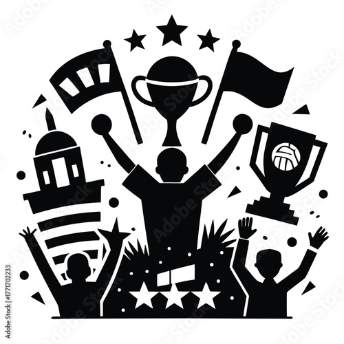 king and queen crown icons set vector illustration