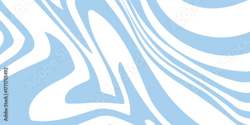 Abstract background seamless pattern with blue waves on transparent background. Eps 10