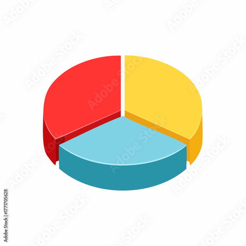 A pie chart with three colored sections illustrates basic expense categories for easy budgeting.