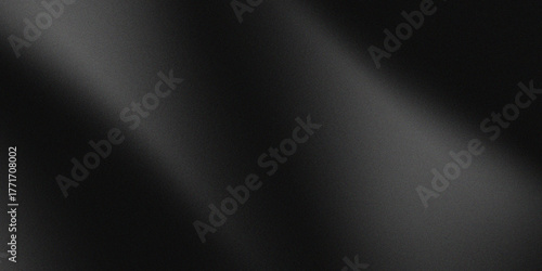 Monochrome abstract metallic background, grey gradient noise texture.