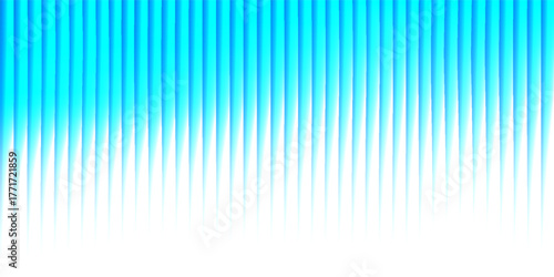 Ripple Glass Vector Background, Blue Rippled Gradient Texture Overlay, Luminous Through the Lines Effect for Banners, Art Posters or Backdrop Design, Light Bathroom Window Blurry Ribbed Corrugated BG