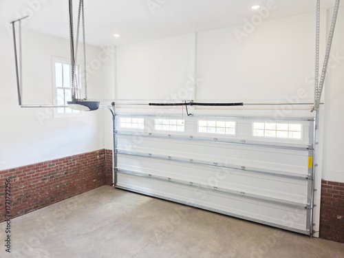 Residential house garage interior