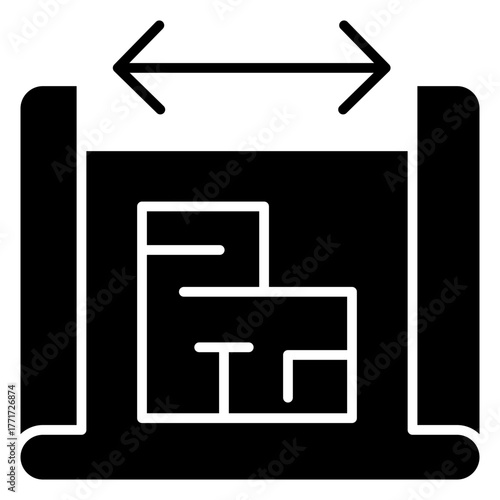 Blueprint Glyph Icon