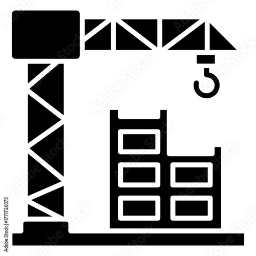 Construction Glyph Icon