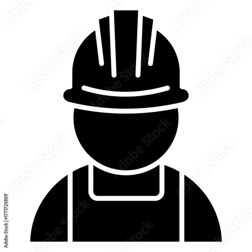 Worker Glyph Icon