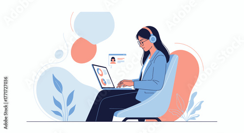 Online Collaboration And Communication With Modern Technology And Digital Workflow