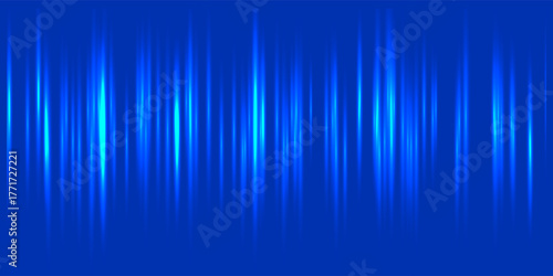 Pack of blue horizontal highlights. Laser beams of light, neon line. Eps 10