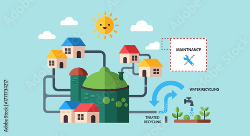 Sustainable Water Management System for Residential Areas.