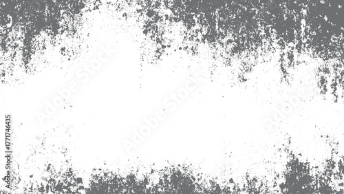 Monochrome distressed grunge texture background with uneven graphic elements. Abstract scratched grunge urban texture vector on white background. 