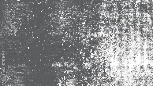 Monochrome distressed grunge texture background with uneven graphic elements. Abstract scratched grunge urban texture vector on white background. 