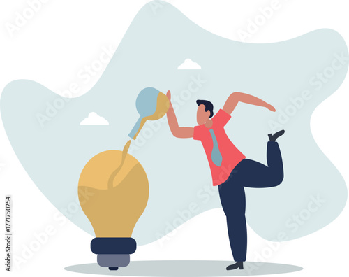 Experimentation, research or test new idea, discover success solution or experiment new business idea, innovative or invention concept.life and employment of people.