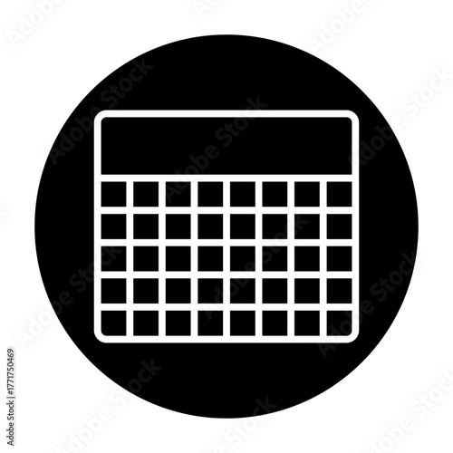 empty calendar icon