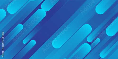Abstract blue background with diagonal lines. Dynamic shapes composition. Vector illustration Eps 10