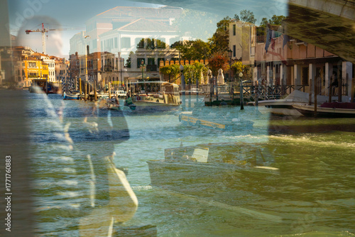 Picturesque Street and Bridge in Venice, Italy