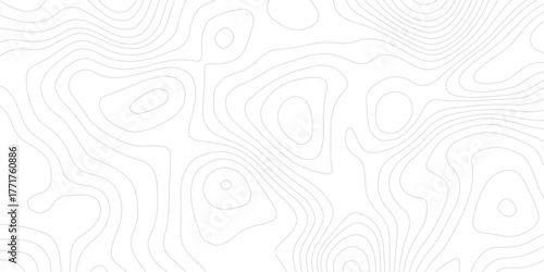 white background displays topographic contour lines, creating abstract pattern suitable for various design applications	