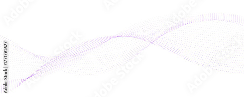 Dynamic Purple Wave Flow Abstract Lines