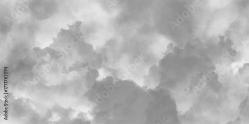 Light Grey and White Abstract Texture. Smoky Grey and White Minimal Background. cloudscape of rain and storm clouds 3d illustration transparent background clip art. Grey storm clouds .
