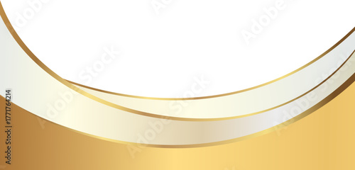 Elegant soft gold and champagne foil wave corner border with smooth metallic champagne glow trim, ideal for luxury invitations, packaging, labels, and premium graphic templates.