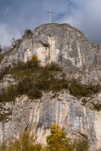 Kreuzfelsen bei Gutenstein im Oberen Donautal, Schwäbische Alb