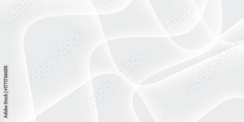 latar belakang putih dengan garis gelombang abstrak eps10