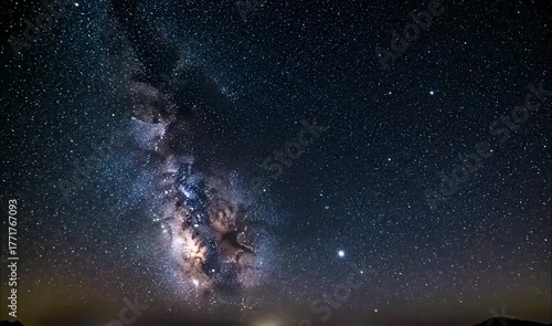 Stunning Milky Way Galaxy Timelapse: A Cosmic View of the Night Sky