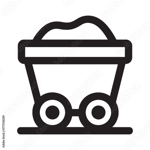 Mining Cart Full of Ore Icon