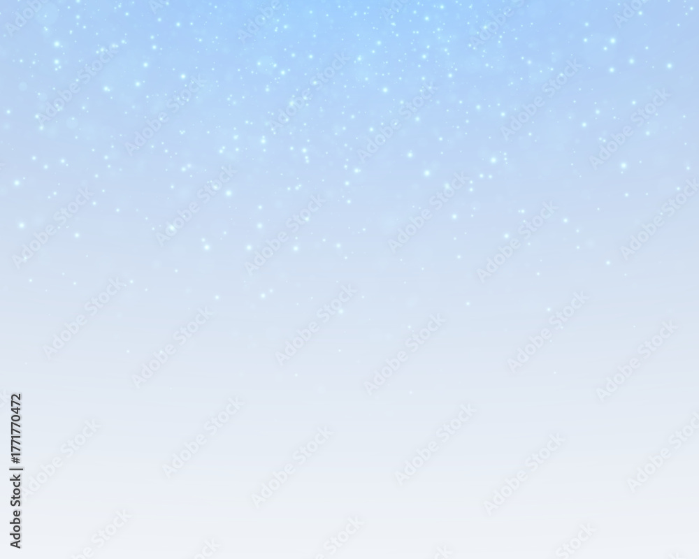 Fototapeta premium Glistering stardust and sparkling confetti with bokeh and light overlays.