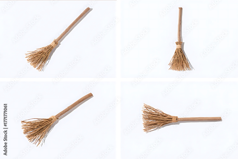 Halloween witch's broomstick pattern 