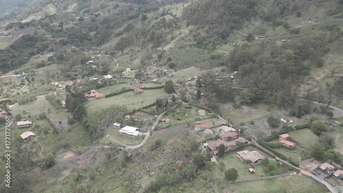 Mountain Countryside Rural Houses Baú Rock São Bento Do Sapucaí São Paulo Brazil South America Climbing Points Travel Tourism Adventure Landscape Nature Valley Hilltop Scenic Destination Horizon Outdo