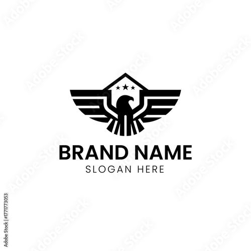 Flying Eagle Bird Logo Design