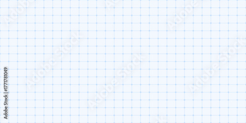 Blue grid paper with dot background