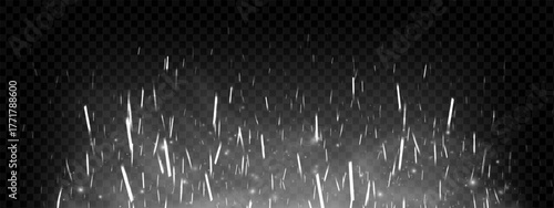 Burning flame and flying sparks with smoky texture and glowing light effect. Fiery heat and bokeh particles create dynamic explosive atmosphere. Ideal for night or electric designs.