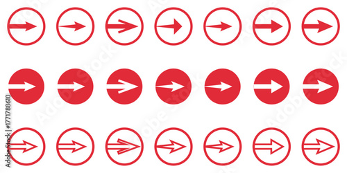 Click cursor and hand pointer icon set vector – modern UI UX click symbol collection for website navigation, button action, mobile app interface and web design. Hand pointer icons. Pointer click. Curs