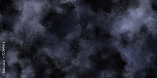 dark blue black sky heaven clouds air aerial wallpaper texture background colorful tie dye pattern abstract background. Amazing, beautiful sky with clouds.	